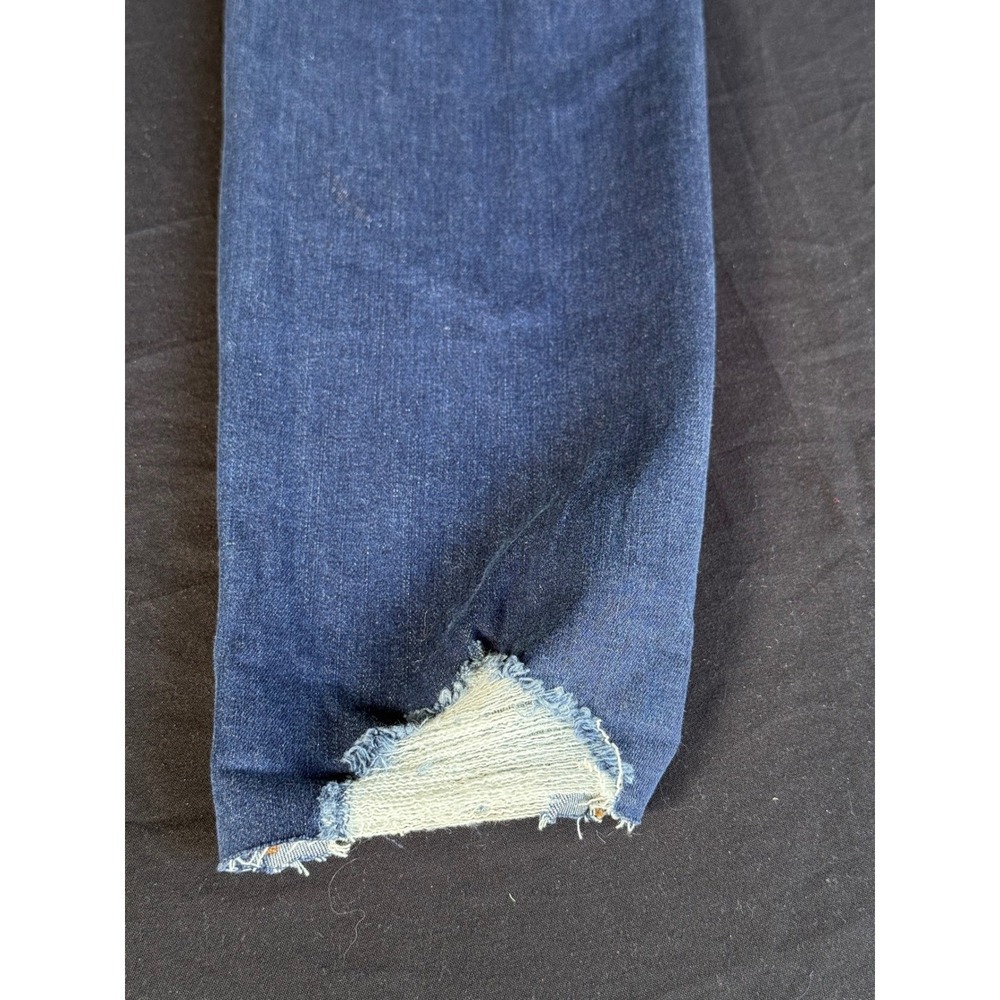 Vigoss Thompson‎ Tomboy Mid Rise Distressed Skinny Jeans Blue W27 L26 - Picture 11 of 12